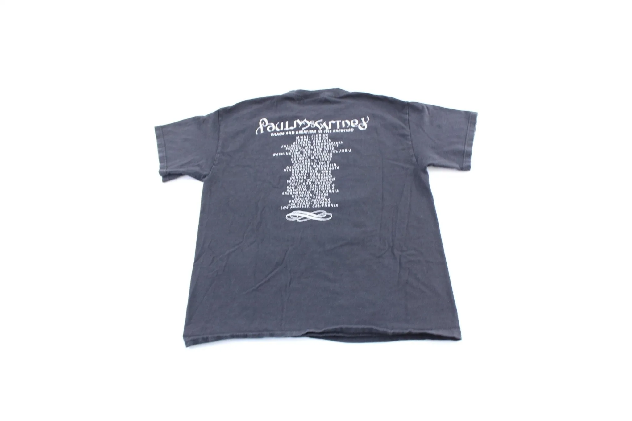 2005 Paul McCartney Chaos & Creation In The Backyard Tour T-Shirt