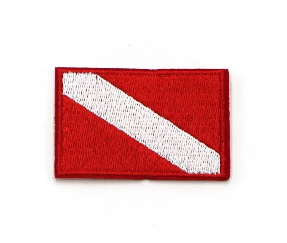 2PC Scuba Diving Flag Patches