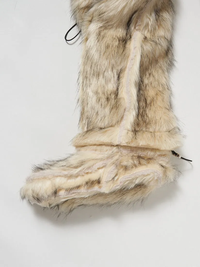 《8IGB community clothing》TEDDY POLAR カーゴパンツ