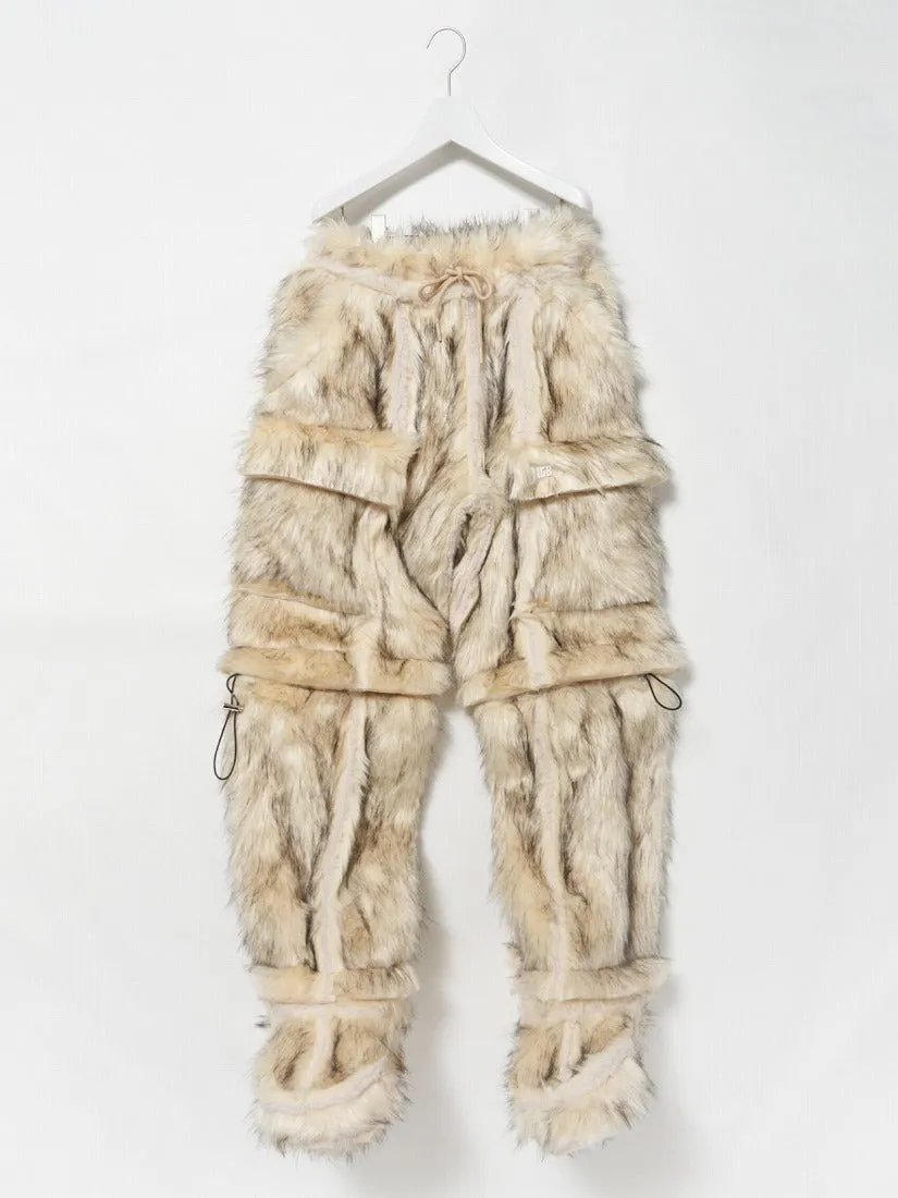 《8IGB community clothing》TEDDY POLAR カーゴパンツ