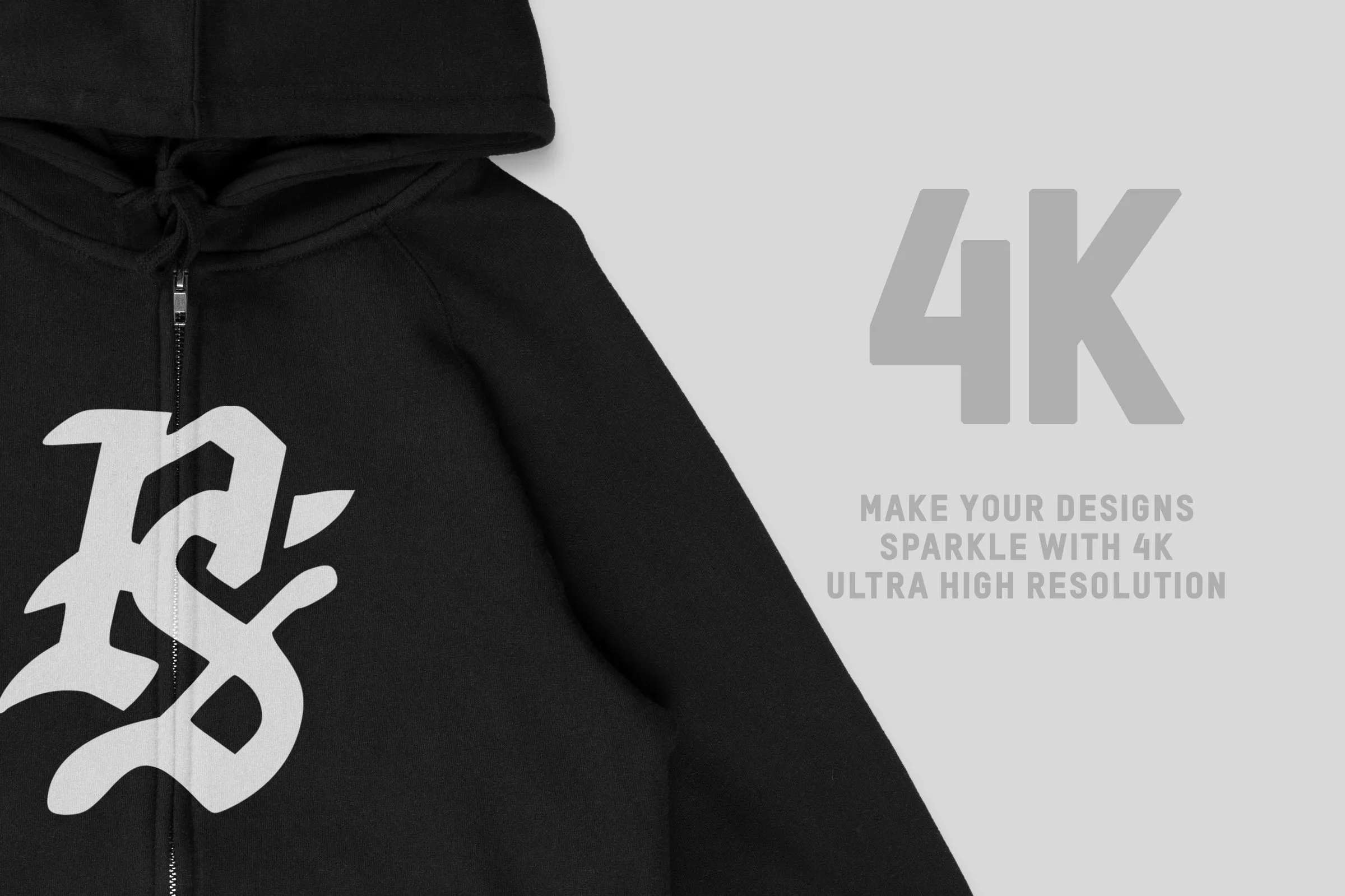 AS Colour 5103 Men's Official Zip Hood Mockups