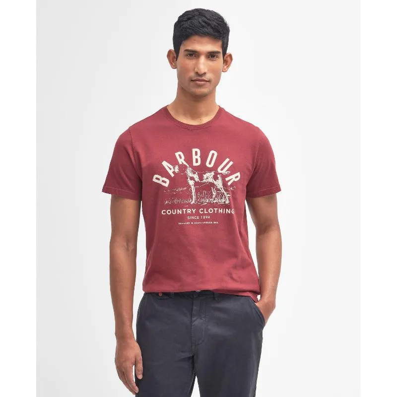 Barbour Country Clothing Mens Tee - Port