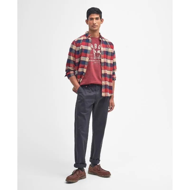 Barbour Country Clothing Mens Tee - Port