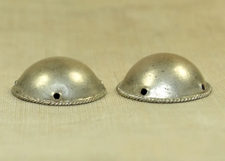 Vintage Thai Silver Clothing Decal, 24mm
