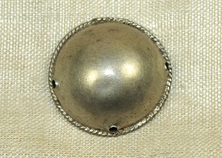 Vintage Thai Silver Clothing Decal, 24mm
